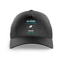 Thumbnail for DJI Spark design on black printed hat