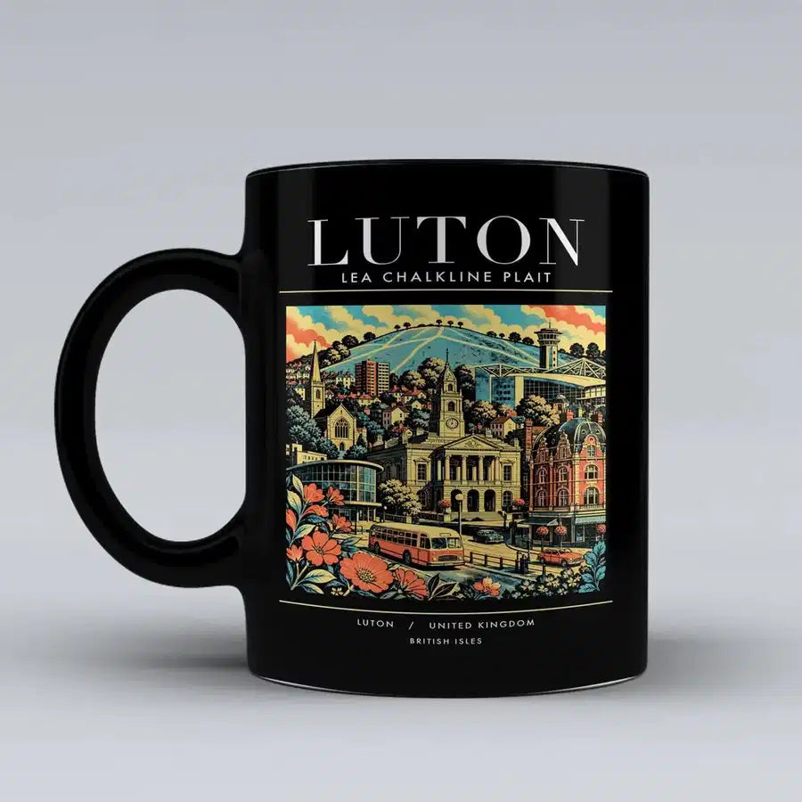 LUTON - Poster - Mug - Black