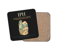 Thumbnail for Sultan Azlan Shah Airport (IPH) design on black 1 piece coaster