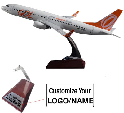 Brazil GOL Boeing 737 Airplane Model (Special Model 40CM) aviation themed special-edition big-scale model aircraft, diecast model.