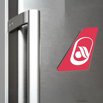 airberlin aviation design tail magnet in 3D metal with magnetic back.