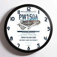 Thumbnail for PW150A design on white framed wall clock