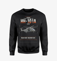 Thumbnail for Leonardo HH-101A Caesar design on black sweatshirt