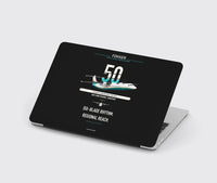 Thumbnail for Fokker 50 design on black MacBook case