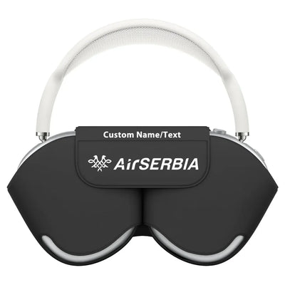 Air Serbia Airlines aviation design on AirPods Max case for AirPods Max.