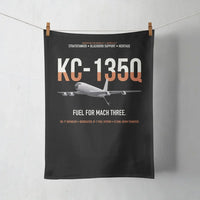 Thumbnail for KC-135Q Blackbird Tanker design on black towel