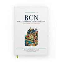 Thumbnail for Josep Tarradellas Barcelona-El Prat Airport (BCN) design on white notebook