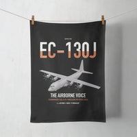 Thumbnail for EC-130J Commando Solo III design on black towel