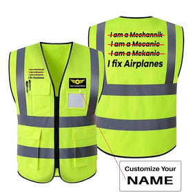 I Fix Airplanes Reflective Vests