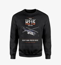 Thumbnail for Airbus H215 design on black sweatshirt