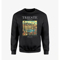Thumbnail for TRIESTE - Poster - Sweatshirt - Black