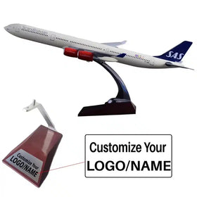 Scandinavian SAS Airbus A340 Airplane Model (Handmade 47CM)