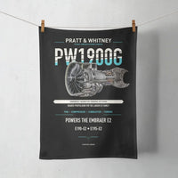 Thumbnail for PW1900G design on black towel