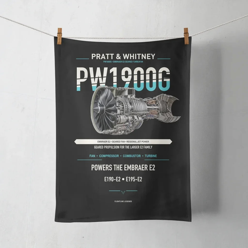 PW1900G design on black towel