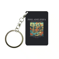 Thumbnail for PHILADELPHIA - Poster - Key Chain - Black