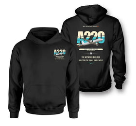 Double-Side Printing — Airbus A220-300 Double-Side Hoodie
