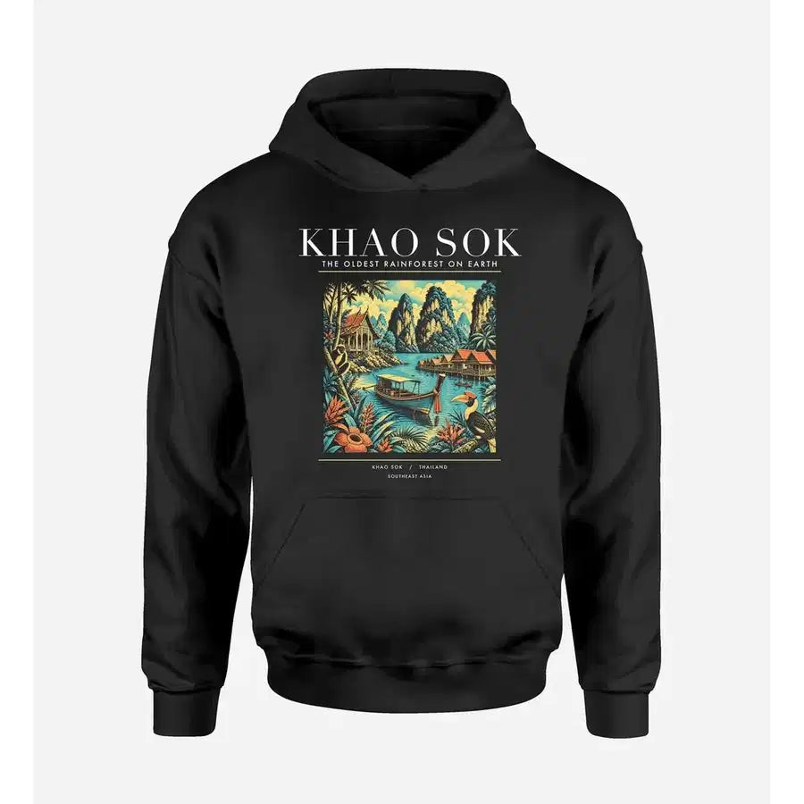 KHAO SOK - Poster - Premium Hoodie - Black