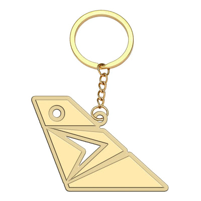 South African Airways aviation hollow key chain in polished alloy.
