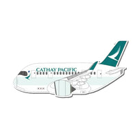 Thumbnail for Cathay Pacific Airbus A350 Airplanes sticker, Wide 6cm (2.3inches)