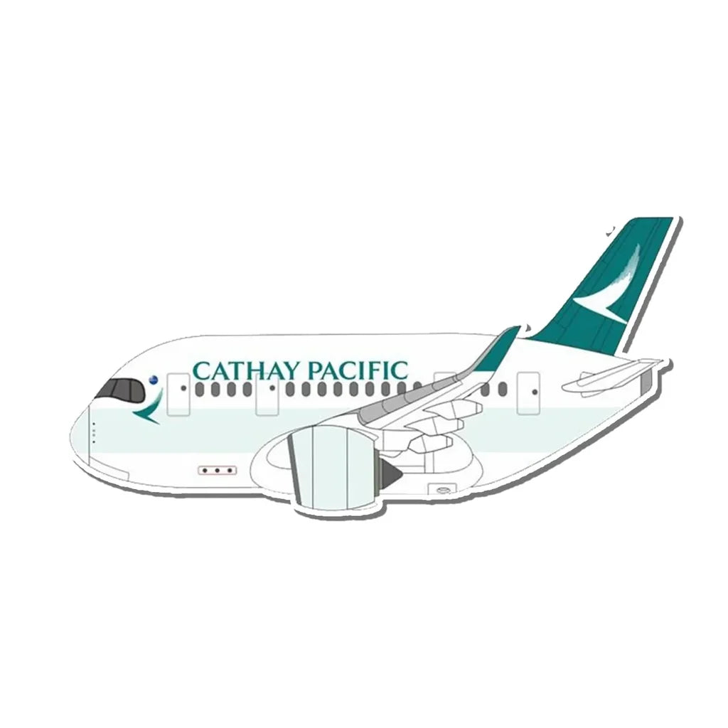 Cathay Pacific Airbus A350 Airplanes sticker, Wide 6cm (2.3inches)