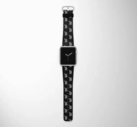 Thumbnail for The Boeing 737 aviation-themed Apple Watch strap, polished durable silicone.