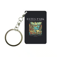 Thumbnail for ESTES PARK - Poster - Key Chain - Black
