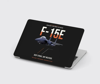 F-15E Strike Eagle Deep Strike Any Weather design on black MacBook case
