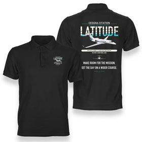 Cessna Citation Latitude Premium Polo T-Shirts