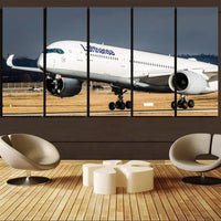 Thumbnail for Lufthansa's A350 canvas - 5 Pieces