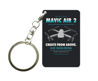 Thumbnail for DJI Mavic Air 2 Key Chain design on black key chain
