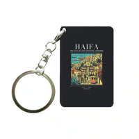 Thumbnail for HAIFA - Poster - Key Chain - Black