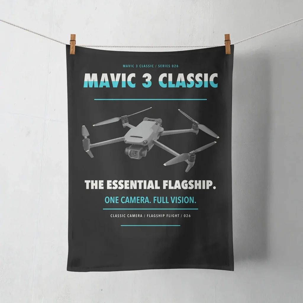 DJI Mavic 3 Classic design on black towel