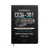 Thumbnail for CF34-3B1 design on black notebook