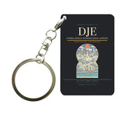 Thumbnail for Djerba-Zarzis International Airport DJE Key Chain design on black key chain