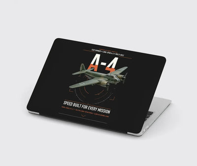 Junkers Ju 88A-4 design on black MacBook case