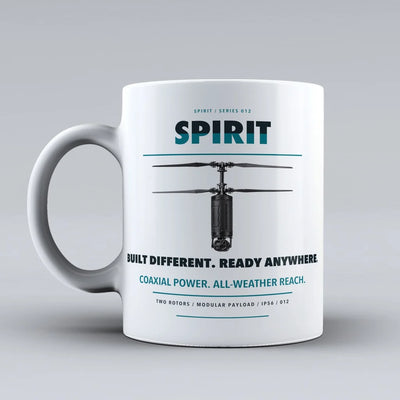 AeroSystems Spirit Mug design on white ascent