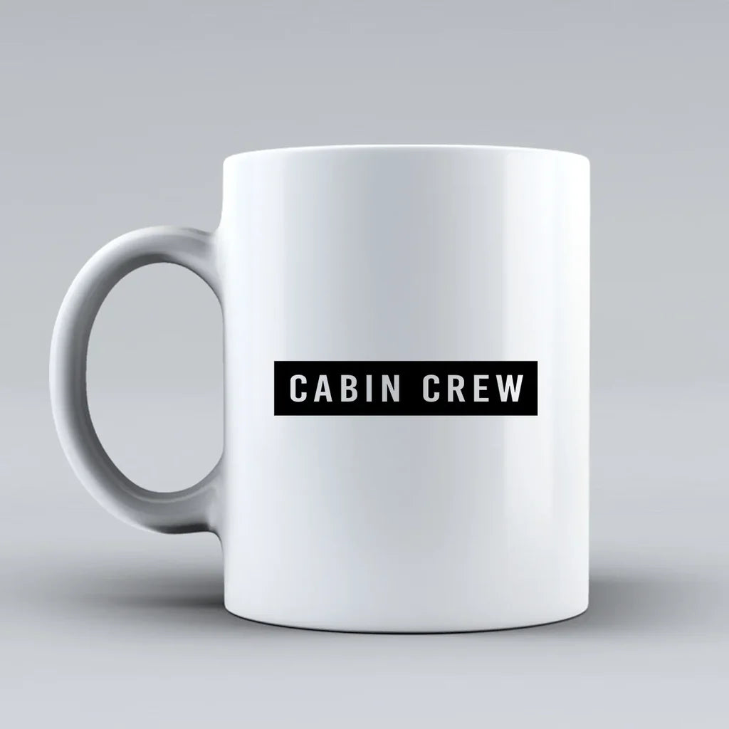 Customisable Cabin Crew Text Mug - view 2