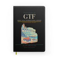Thumbnail for Great Falls International Airport (GTF) design on black notebook
