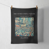 Thumbnail for VINTAGE G4053 - The Homecoming Parade - Designed Towels design on black