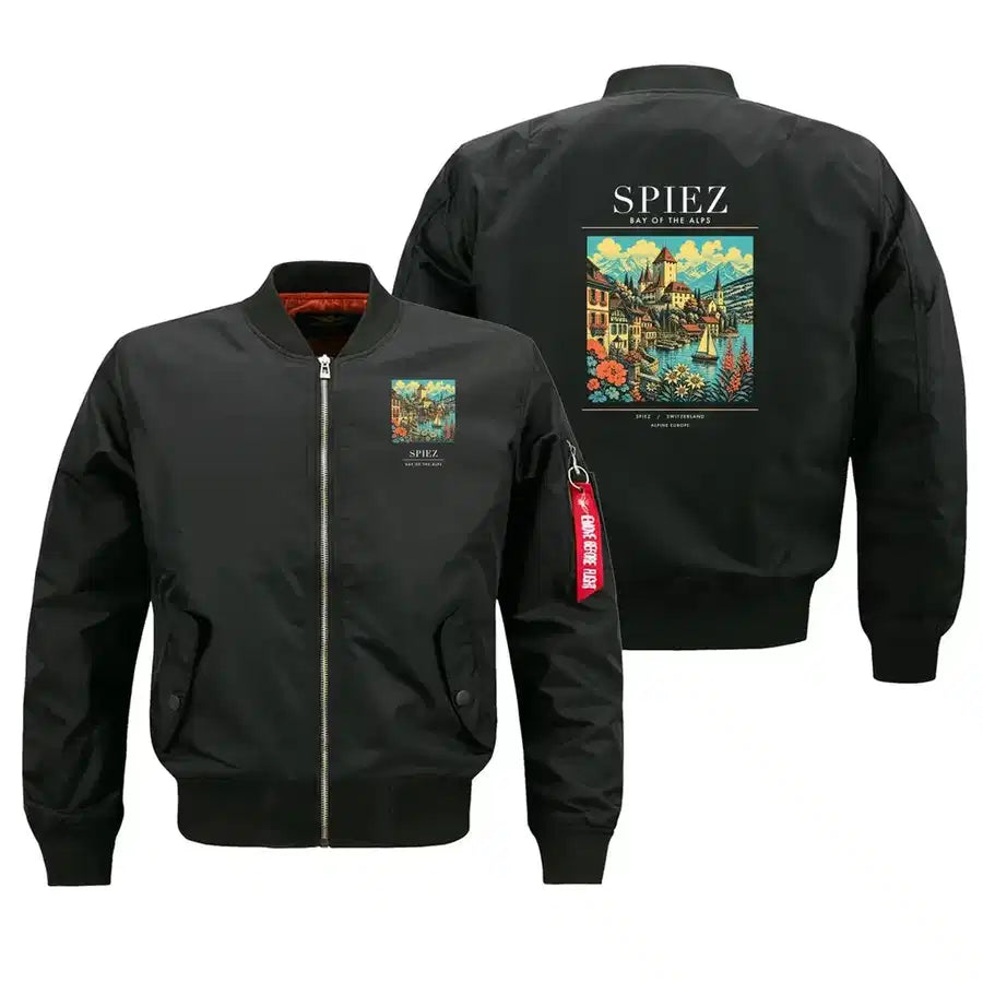 SPIEZ - Poster - Bomber Jacket - Black