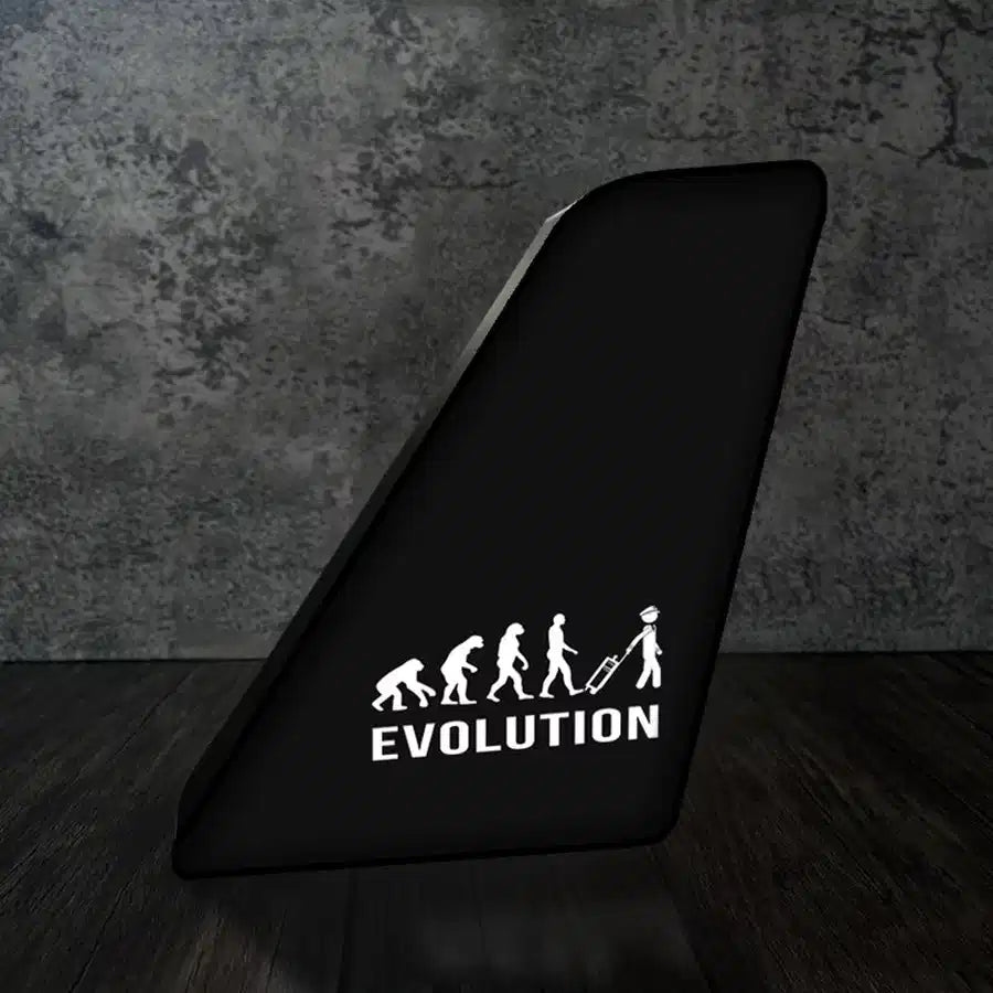Pilot Evolution Led Aircraft Tail aviation themed 3D aircraft tail lamp, premium acrylic with LED.