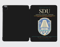 Thumbnail for Santos Dumont Airport (SDU) design on black ipad tablet case