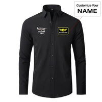 Thumbnail for The Cessna 152 aviation design printed on soft cotton long-sleeve 2D shirt.