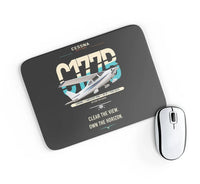 Thumbnail for Cessna 177B Cardinal design on black rectangle mouse pad