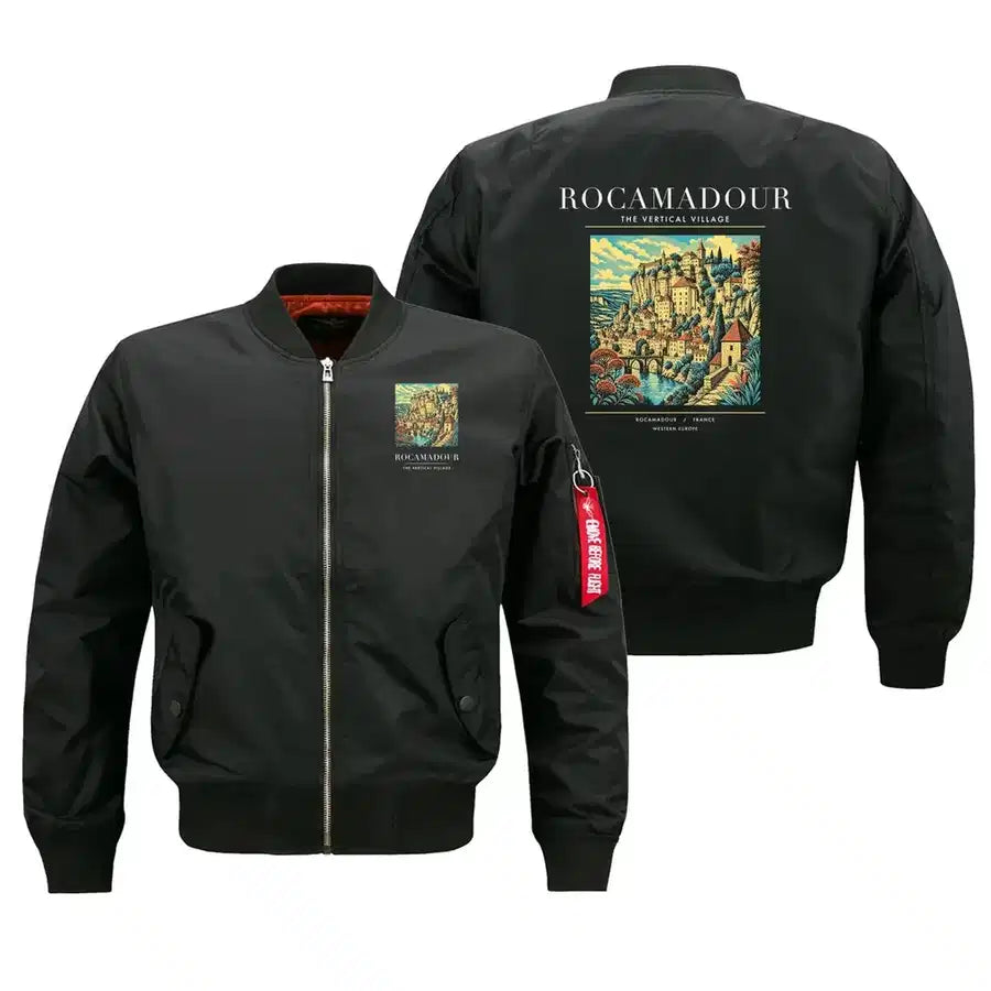 ROCAMADOUR - Poster - Bomber Jacket - Black