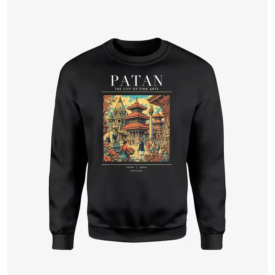 PATAN - Poster - Sweatshirt - Black