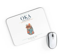 Thumbnail for Naha Airport (OKA) design on white rectangle mouse pad