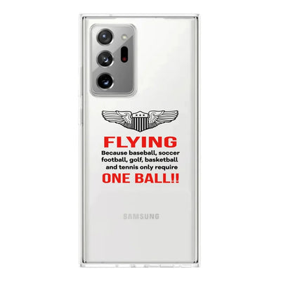 Flying One Ball Transparent Samsung Case