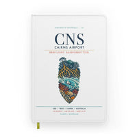 Thumbnail for Cairns Airport (CNS) design on white notebook