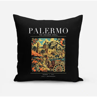 Thumbnail for PALERMO - Poster - Pillow - Black